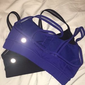 Two Lululemon Athletic Bras
